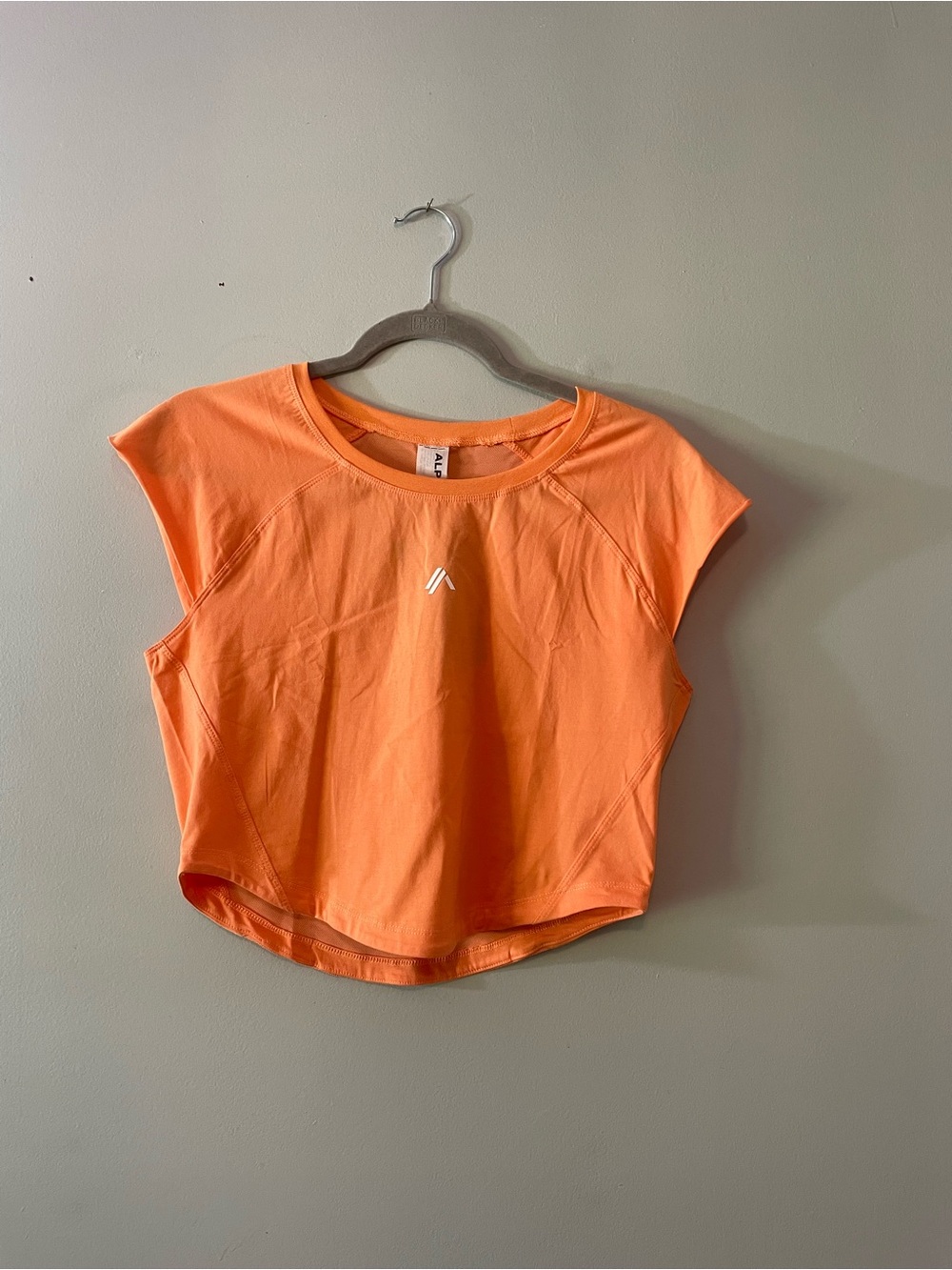 Alphalete Velocity Crop Tee - Peach - Picture 2 of 5